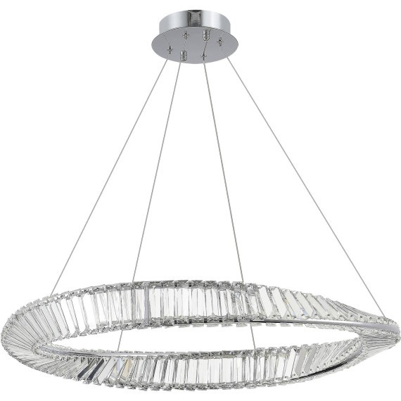 SL6204.111.01 Светильник подвесной ST-Luce Хром/Прозрачный LED 1*45W 4000K RITORTO