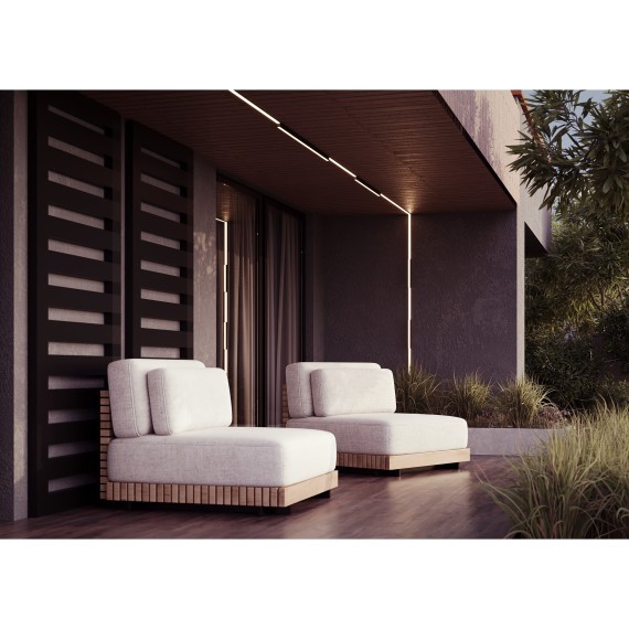 Уличный трековый светильник Maytoni Basis Exility IP 4000К 24Вт 120° O-TR02-1-S-24WB4K