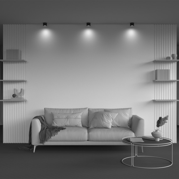 Потолочный светильник Technical C106CL-GX53-B