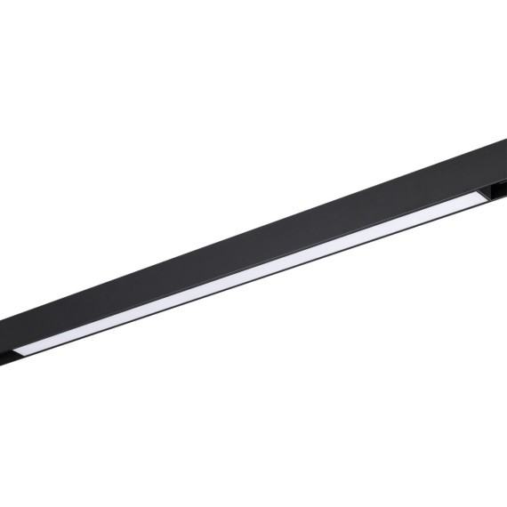359940 Черный трековый линейный светильник 65см с перекл. цв. темп. 3000;4000;6000К (токопроводящий) 220В 30Вт 120° 1800Лм CRI90 Novotech VECTOR