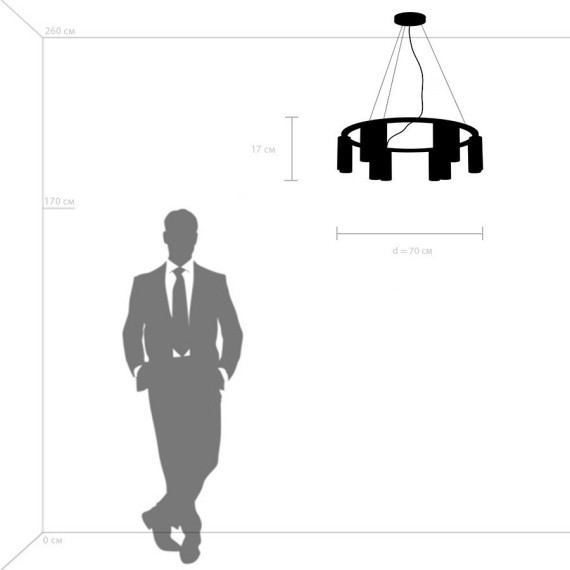 Подвесная люстра Roma 718123