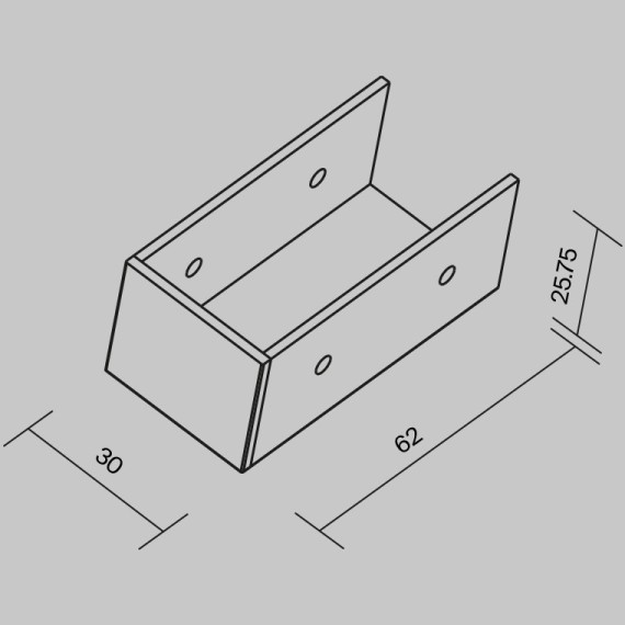 Заглушка к профилю Maytoni Elasity IP O-TR001-EC-W