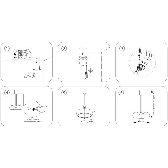 Люстра подвесная 30W 3000K белый Catania Lightstar 689116