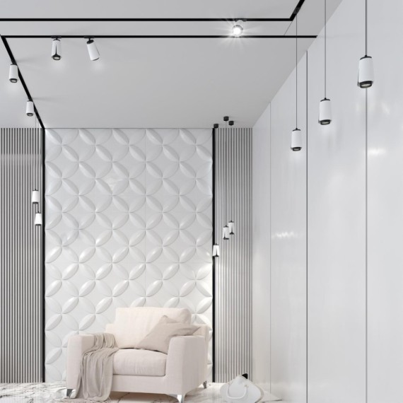 Трехжильный однофазный трековый светильник Novotech TULIP 370837