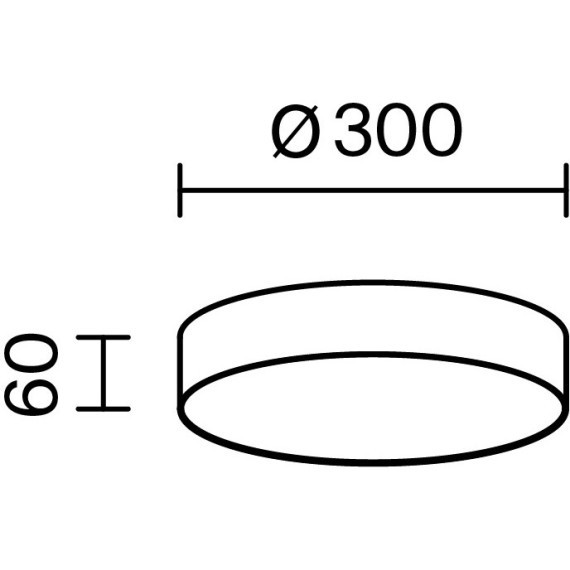 Потолочный светильник Technical C032CL-36W3K-RD-W