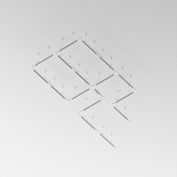 1м белый трехфазный шинопровод Maytoni Trinity TRX005-311W