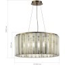 SL1516.303.08 Светильник подвесной ST-Luce Бронза, Прозрачный/Белый алебастр E14 8*40W DELIGHT