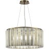 SL1516.303.08 Светильник подвесной ST-Luce Бронза, Прозрачный/Белый алебастр E14 8*40W DELIGHT