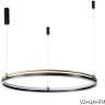 Люстра Crystal Lux FERNANDO SP88W LED BLACK/GOLD