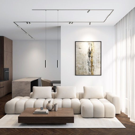 DK5742-DN Трековый магнитный светодиодный светильник Denkirs Shine 48V CRI90+ 3000К 1100Лм 36° 16Вт