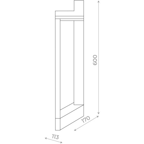 SL9508.405.01 Светильник уличный наземный ST-Luce Черный LED 1*10W 4000K VITAE