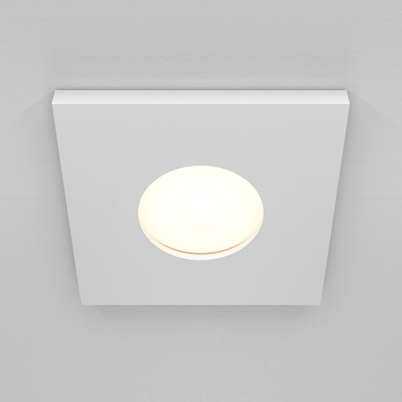 Встраиваемый светильник Maytoni DL083-01-GU10-SQ-W Stark IP65 под лампу 1xGU10 50W