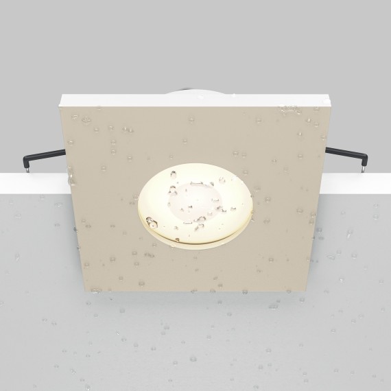 Встраиваемый светильник Maytoni DL083-01-GU10-SQ-W Stark IP65 под лампу 1xGU10 50W