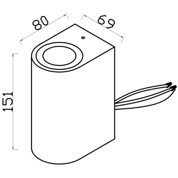 Архитектурная подсветка Slat O044WL-02B IP54
