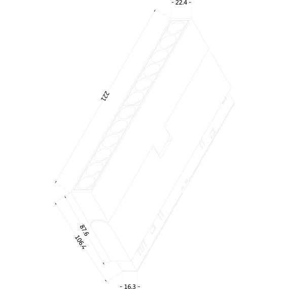 TR033-4-12W3K-M-DS-B Трековый магнитный SMART (App, Bluetooth Mesh, Алиса) светодиодный светильник Maytoni Exility CRI90+ 2700-6000К 900Лм 36° 12Вт