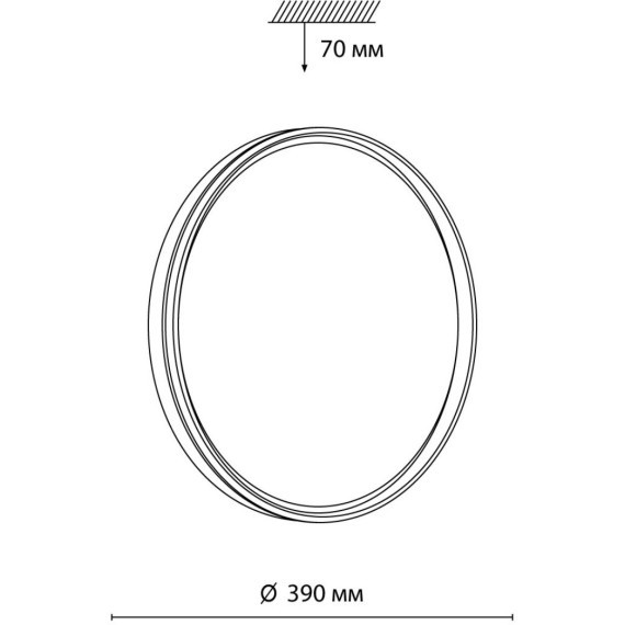 Настенно-потолочный светильник Sonex 7619/DL SAVI IP43 светодиодный LED 48W