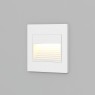 DK3050-WH Светильник встраиваемый в стену, IP 20, LED 3000, 1 Вт, белый, пластик