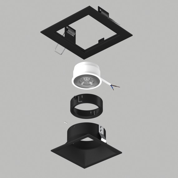 Комплект со светильником Domino Lightstar D51707BMOD