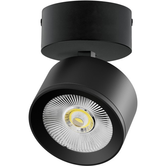 Черный накладной светодиодный поворотный спот 15Вт 36° 4000К CRI90 1700Лм Alta Pro Lightstar A5547SO