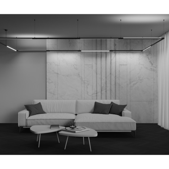 Светильник Basis для системы освещения Maytoni Shelf 1000лм RA90 3000К 24Вт 100° C147CL-L900-24W3K-B