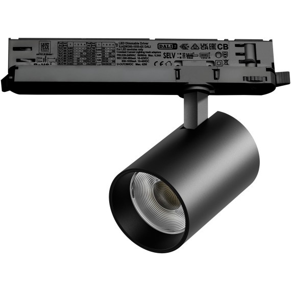 Светильник для трековой системы Quattro LED 30W с управлением DALI Alta Base Lightstar A5347DALI