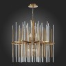 SL1628.303.08 Люстра подвесная ST-Luce Латунь/Прозрачный, Латунь E14 8*40W TERAMO