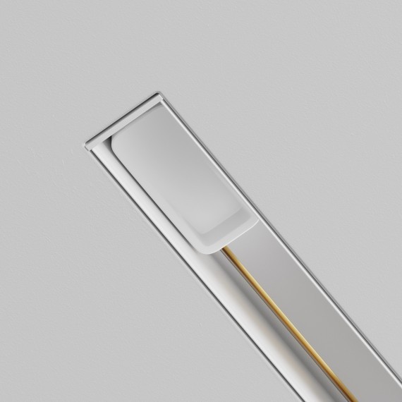 Ввод питания от внешнего драйвера 200см для встр. в ГКЛ 12.5мм шинопровода Maytoni Radity TRA084B-12W-200