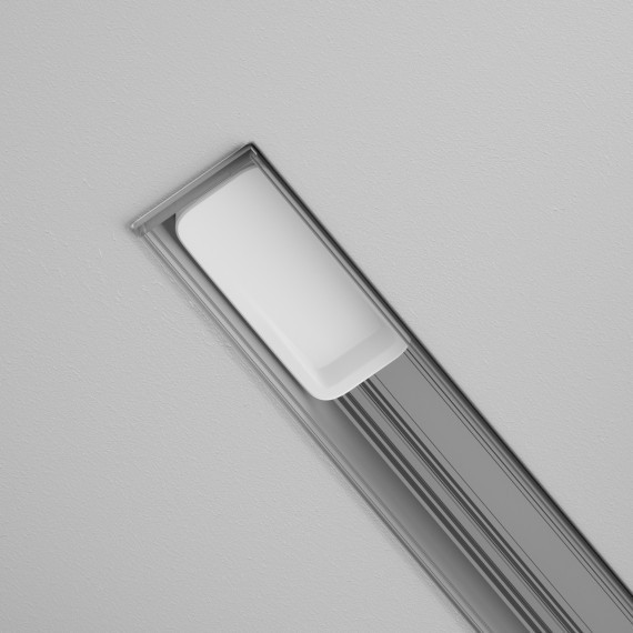 Ввод питания от внешнего драйвера 200см для встр. в ГКЛ 12.5мм шинопровода Maytoni Radity TRA084B-12W-200