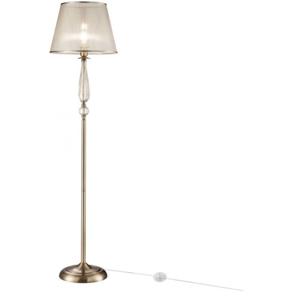 Торшер с абажуром Freya FR2685FL-01BZ Inessa под лампу 1xE27 40W
