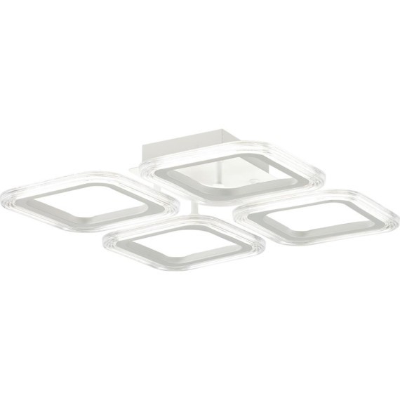 8026/42CL Потолочный светильник Lumion LEDIO  с ПДУ LED 42W Ra80 Lm3800 3000-6000К 220V KVADRO