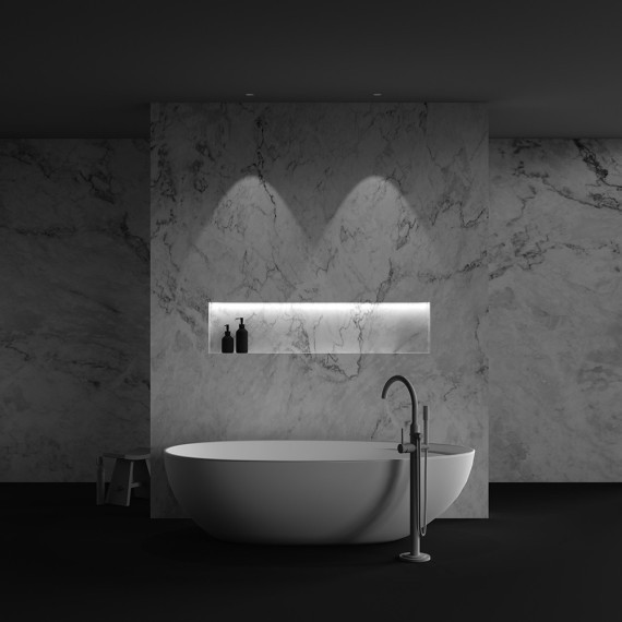 Встраиваемый светильник LED 3000K 1070Lm Technical DL120-10W-3K-TRS-W