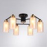 Люстра потолочная Arte Lamp A7027PL-6BK LEO под лампы 6xE14 40W