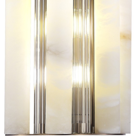 SL1516.301.02 Светильник настенный ST-Luce Бронза, Прозрачный/Белый алебастр G9 2*5W DELIGHT