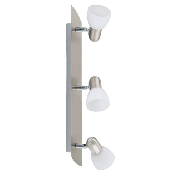 90985 EGLO ENEA Спот светильник с тремя лампами E14, 120Вт, хай-тек, никелевый, белый