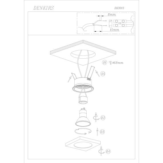 Точечный светильник DK3012 DK3013-AL