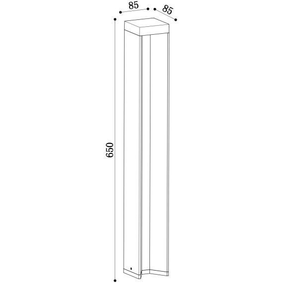 Уличный наземный светильник Maytoni O596FL-L9B4K1 Essen IP54 светодиодный LED 9W