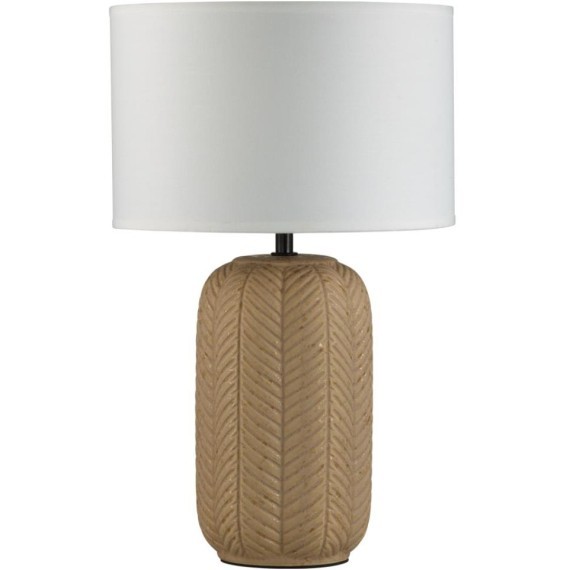 5665/1T MODERNI LN23 125 бежевый, белый Настольная лампа E27 40W 220V CHI