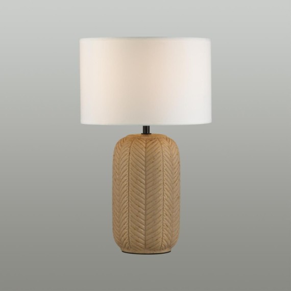 5665/1T MODERNI LN23 125 бежевый, белый Настольная лампа E27 40W 220V CHI