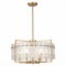 SL1632.203.06 Люстра подвесная ST-Luce Шампань/Прозрачный E14 6*60W MIRA