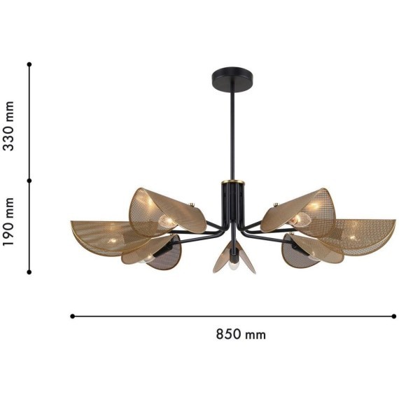 Потолочная люстра Harsh 4082-7P