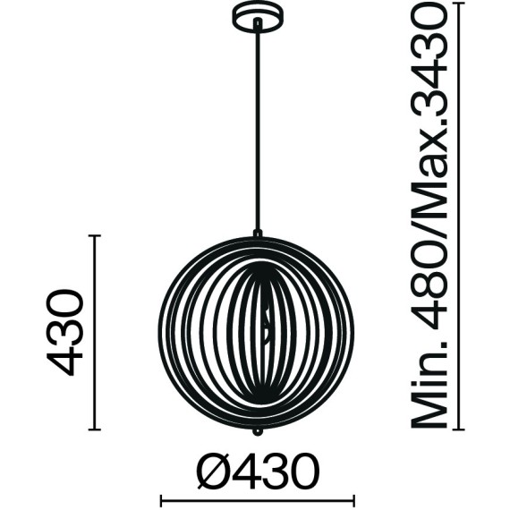 Подвесной светильник Maytoni MOD197PL-01W