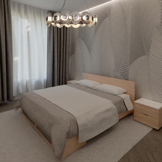 4642-16P, подвесная люстра, D700xH295/1590, LEDx72W, 8217LM, 4000K, included