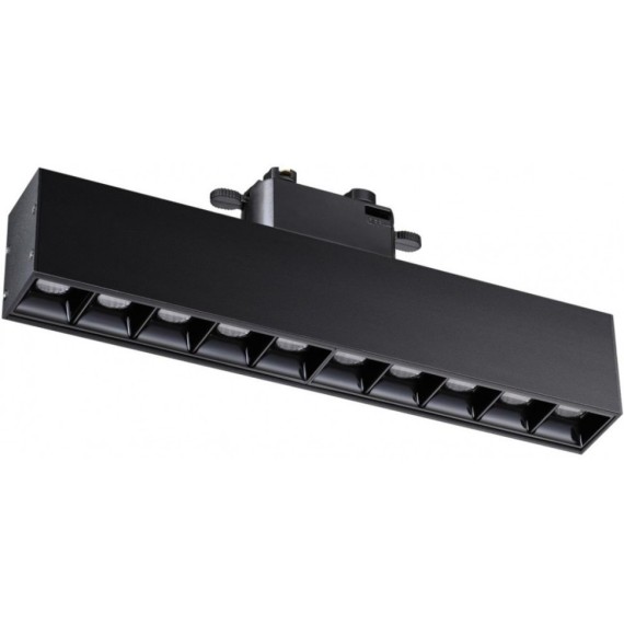 Трехжильный однофазный трековый светодиодный светильник Novotech ITER 358857 1360лм 16Вт