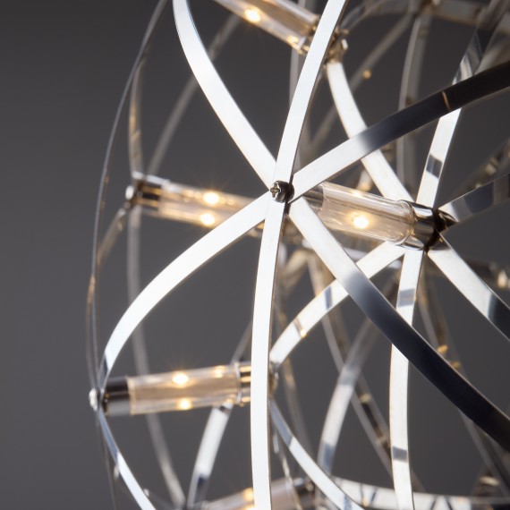 Люстра подвесная Freya FR5099PL-L21CH Amber светодиодная LED 26W