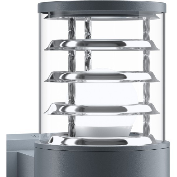 Уличный настенный светильник Maytoni O576WL-01GR Bronx IP54 под лампу 1xE27 60W