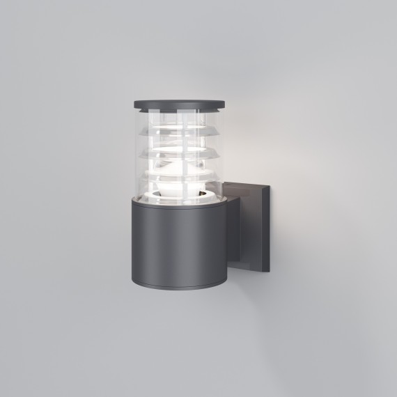 Уличный настенный светильник Maytoni O576WL-01GR Bronx IP54 под лампу 1xE27 60W