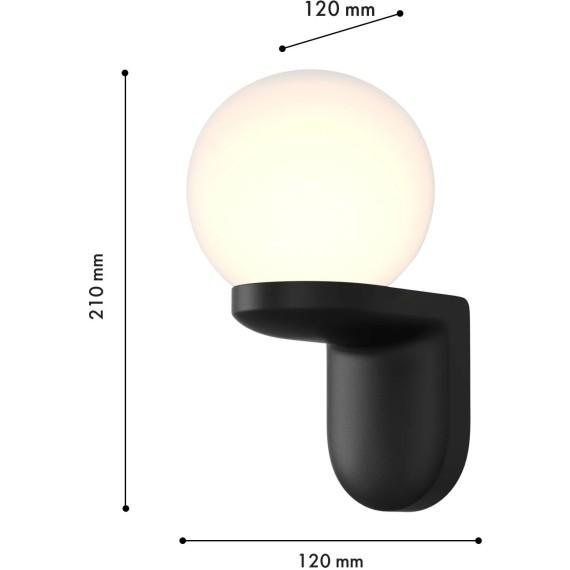Настенный уличный светильник Favourite 4847-1W Mirth