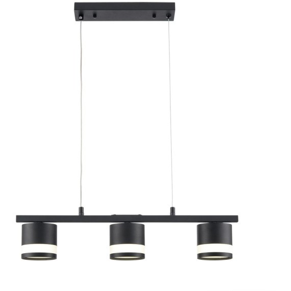 8240/3 COMFI LN25 черный, металл/акрил Светильник подвесной LED GX53 3*7W 220V LANIKA