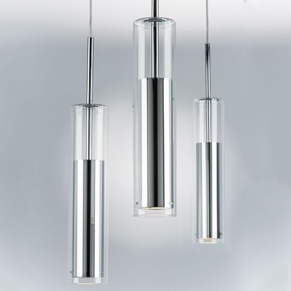 Подвесной светильник цилиндр Lightstar 756014 Cilino под лампу 1xGU10 40W