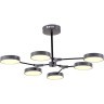 SLE6003-702-06 Светильник потолочный Серый, Черный/Серый LED 6*10W MONTA